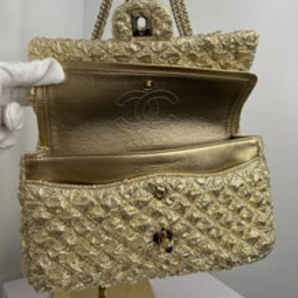 Limited Edition Circa 2008 Cruise Gold Lame 2.55 Dbl - Picture 3 of 5